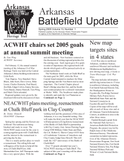 Arkansas Battlefield Update