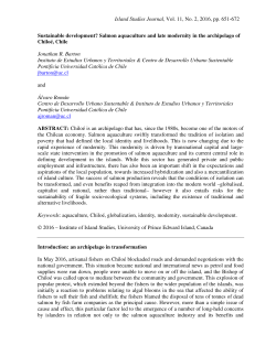 Salmon aquaculture and late modernity in the