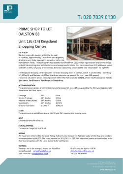 PRIME SHOP TO LET DALSTON E8 Unit 18c (14