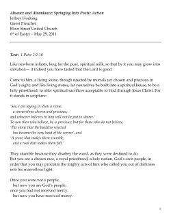Absence and Abundance - Bloor Street United Church