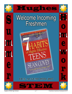 Seven Habits of Highly Effective Teens Summer