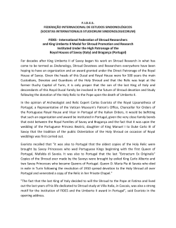 FIDES - The Shroud of Turin Website