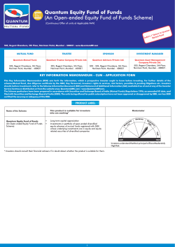 Quantum Equity Fund of Funds