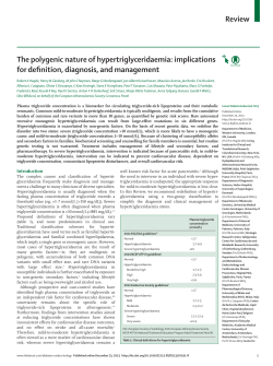 The polygenic nature of hypertriglyceridaemia: implications for