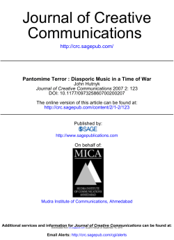 Communications Journal of Creative