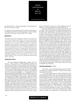 double consciousness in britain 1815 -1875