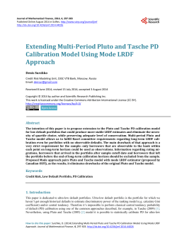 Extending Multi-Period Pluto and Tasche PD Calibration Model