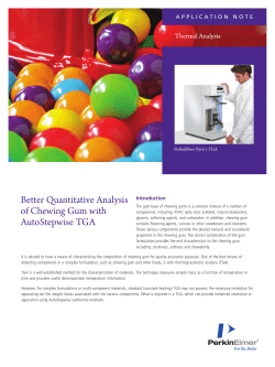 Better Quantitative Analysis of Chewing Gum with