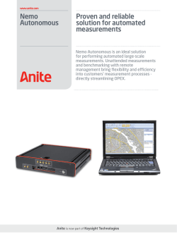 Nemo Autonomous Probe | Keysight (formerly Agilent`s Electronic