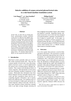 Selective addition of corpus-extracted phrasal lexical rules to a rule