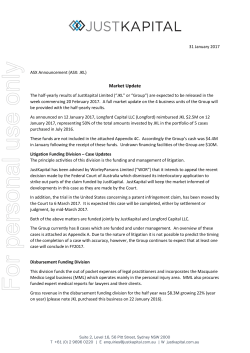 For personal use only