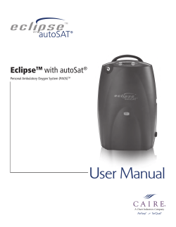 Eclipse 5 Portable Oxygen Concentrator 6900 User