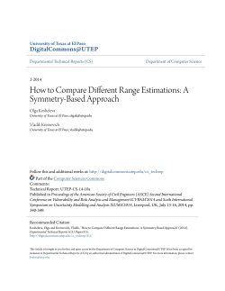 How to Compare Different Range Estimations