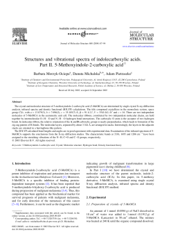Structures and vibrational spectra of indolecarboxylic acids. Part II. 5