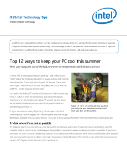 Top 12 ways to keep your PC cool this summer