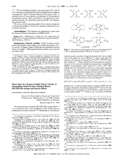 P >> SN 1 - American Chemical Society