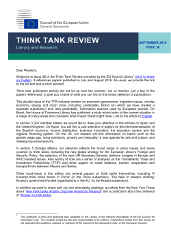 open TTR 38 - Council of the European Union