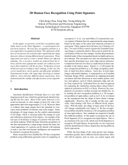 3D Human Face Recognition Using Point Signature