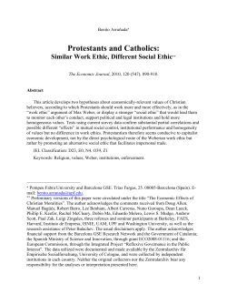 Protestants and Catholics