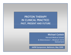 proton therapy in clinical practice