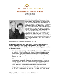 The Case for the All-Bond Portfolio