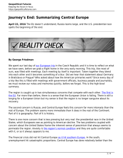 Save to PDF - Geopolitical Futures