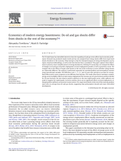Economics of modern energy boomtowns