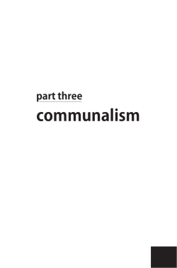 communalism - Human Rights Law Network