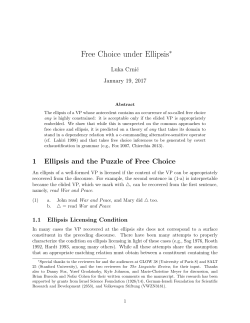 Free Choice under Ellipsis