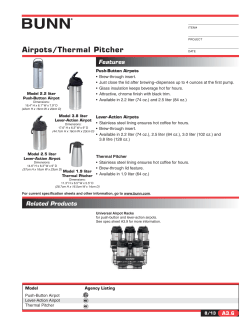 Airpots/Thermal Pitcher