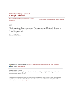 Reforming Entrapment Doctrine in United States v. Hollingsworth
