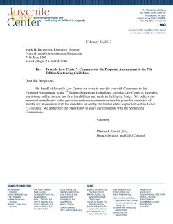Read Juvenile Law Center`s submitted comments to the