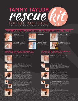 USE WITH GELEGANCE GEL POLISH COLLECTION