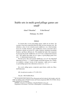 Stable sets in multi-good pillage games are small