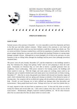 2014 Spring-Summer Newsletter