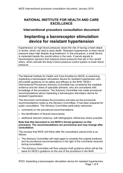 Implanting a baroreceptor stimulation device for resistant