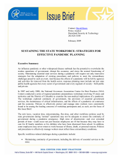 Strategies for Effective Pandemic Planning