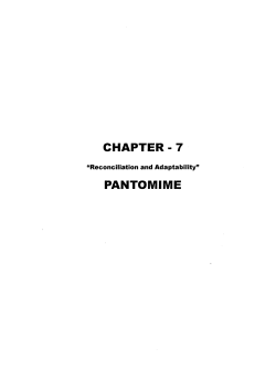 CHAPTER - 7 PANTOMIME