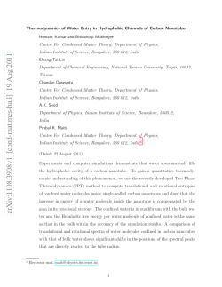 Thermodynamics of Water Entry in Hydrophobic Channels of