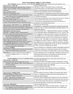 Garratt v. Dailey as legal syllogism