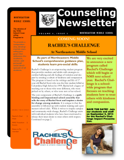 Counseling Newsletter - Northeastern School District