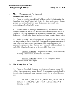 Loving through Mercy - Restoration Fellowship