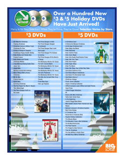 $3 DVDs $5 DVDs
