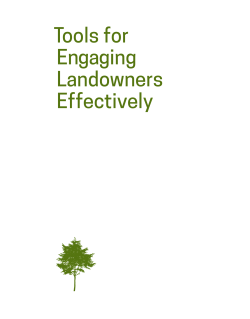 TELE Workbook - Tools for Engaging Landowners Effectively