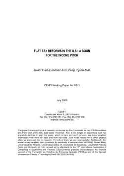 flat tax reforms in the us: a boon for the income poor - e