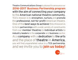 Untitled - Theatre Communications Group