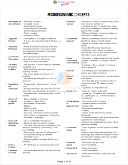 Print &rsaquo; A-Level Economics -Unit 1 | Quizlet