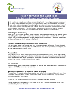 Have Your Cake and Eat it Too! - compass