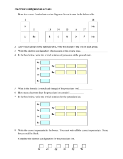 Electron Configuration of Ions