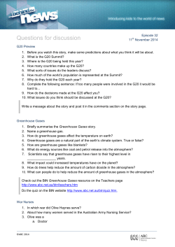 Questions for discussion